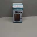 2 Quart Glass Pitcher with Lid - Mason Jar Pitcher with Filter Lid, Wide Mouth Jar Leak-proof Water Jug, Heavy Duty Glass Container for Water, Juice, Milk, Tea, Iced Coffee, and Drinks