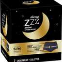 Always ZZZ Overnight Disposable Period Underwear for Women Size S/M, 360 Degrees Coverage, 7 Count