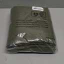 YoungsTex Olive Green Linen Semi Sheer Curtains 72 Inch Length for Living Room, Light Filtering Drape Rod Pocket Back Tab Window Treatment for Bedroom Dining, 2 Panels, 52 X 72 Inch