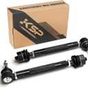 KSP Heavy Duty Tie Rods for 1999-2007 Chevy GMC Silverado Sierra 1500, 0-6" Adjustable Tie Rod Ends Kit Fit Escalade Avalanche Suburban Tahoe Yukon 4x4 Trucks Only, 2PCS Front Lower Tie Rod Links