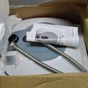 110V-120V 1440-1500W Small Under Sink Tank 2.5 Gallon Water Heater Hot Storage,Mini Instant Electric RV TR Trailer Kitchen Compact, Food Truck 2 PCs 16 Long 1/2FIP Stainless Steel Hose (BI-2.5)