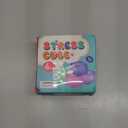 Fidget Toy Stress Cube 4 Pack, Cube Squishies Anxiety Stress Relief with Thick Substance,Fidgets for Classroom,Stress Balls for Adults Kids Children Teens