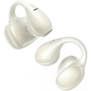 Lytmi CozyClip Open Ear Headphones, Clip-On Earbuds with Bluetooth 5.4, Lightweight and Comfortable, Clear Audio, 22-Hour Playtime, IPX4 Waterproof Earphones for Running and Fitness-White