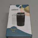 DUBUXW Insulated Coffee Tumblers with Flip Lid 12oz / 17oz, Stainless Steel Travel Coffee Mug Leak Proof, Vacuum Insulated Coffee Mug Reusable Cup, Keeps Cold and Hot for Coffee Tea (Navy Blue)