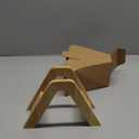 Bamboo Coffee Filter Holder - Storage Rack & Stand for 4 Filter Papers (Type A)