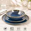 AmorArc Ceramic Dinnerware Sets for 4, 12Pcs Plates and Bowls Sets Dishes