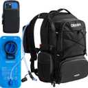 22L Hydration Backpack with Water Bladder, Water Backpack Insulated Hydration Pack for Hiking Running Cycling Festival for Men & Women