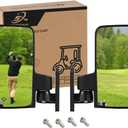 Golf Cart Side Mirrors for Club Car EZ-GO Yamaha and other 180°Adjustable Folding Wide-Angle Side View Mirror