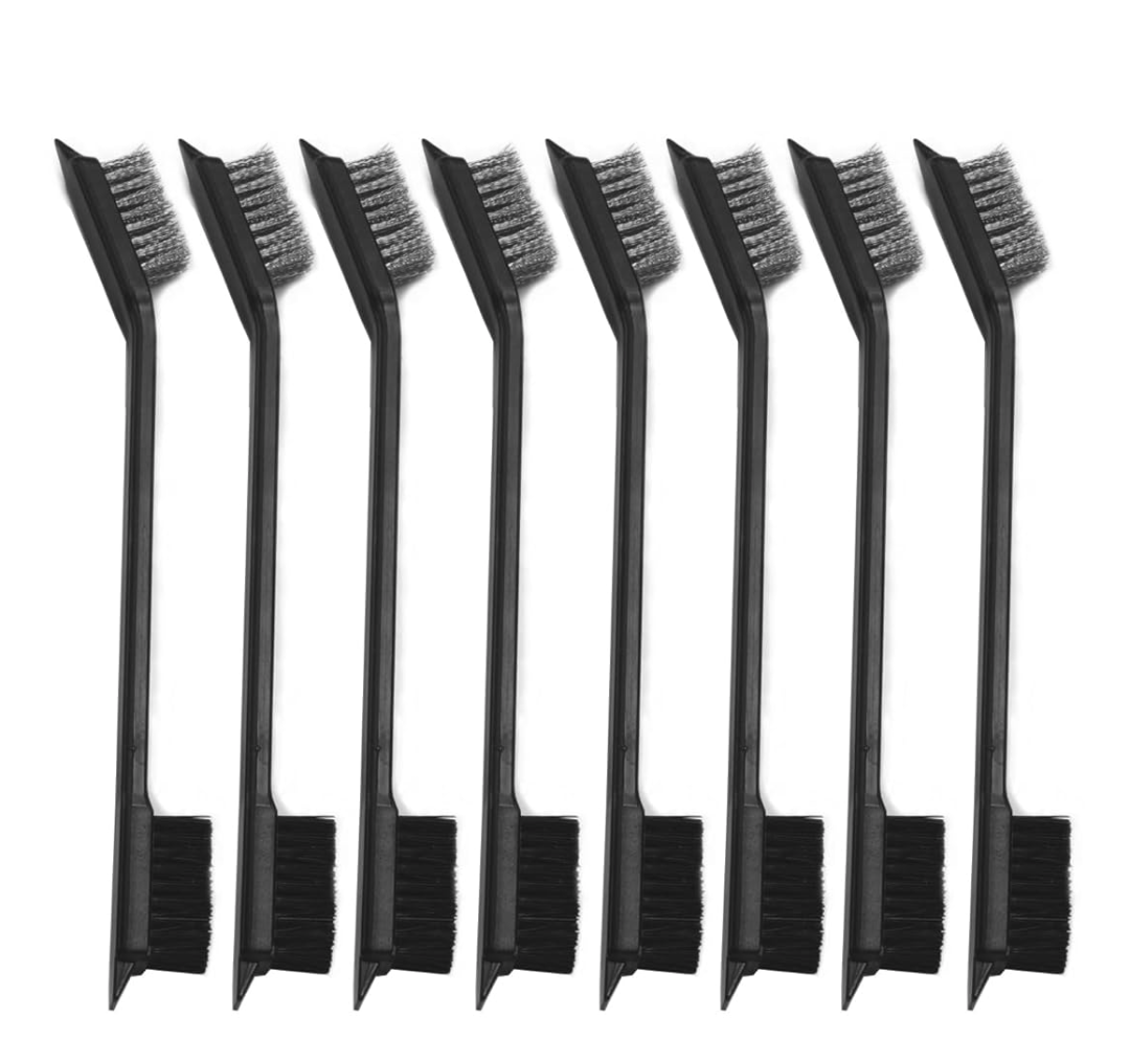 Yutoner 15 Pcs Double-Ended Gun Cleaning Brushes Brass Phosphorous Copper Steel Nylon Plastic Bristle (Steel & Black Nylon Brushes) Yutoner 15 Pcs Double-Ended Gun Cleaning Brushes Brass Phosphorous Copper Steel Nylon Plastic Bristle (Steel & Black Nylon Brushes)