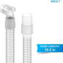 Replacement Tube Assembly for Wisp Nasal Mask, IBEET Short Tube for Wisp Connecting Hose, Replacement CPAP Accessories - Quick Release & 360-Degree Rotatable