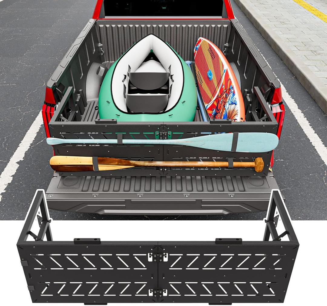 Bed Extension Compatible with 2022-2026 Toyota Tundra Tailgate Extender Truck Extender Replacement for 2022-2026 Toyota Tundra Accessories