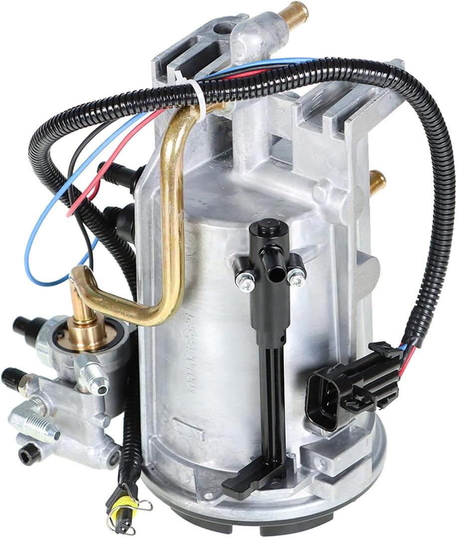 Fuel Filter Housing Assembly F6TZ9B246BA Replacement for 1994-1997 Ford F250 F350 E350 7.3L Truck F6TZ-9155-AB F6TZ9155AB F6TZ-9B246-BA