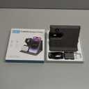 Wireless Charger iPhone, Fast Charging Station for Apple Watch, 3 in 1 Portable Charge Stand for Samsung Galaxy S24/S25 iWatch iPhone 16 15 14 13 12 Pro Max AirPods