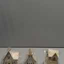 3 Pcs Christmas Village Houses: Led Light Wooden House with Battery, Unfinished Rustic Holiday Village Decor - Perfect for Christmas Table Centerpieces, Xmas Party Decorations,DIY Crafts