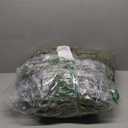 Chezmoi Collection Glen 2 Piece Crescent Stitched Quilt Set, 1 pillow Queen Size, Olive Green - Rayon Derived from Bamboo & Polyester Blended, Soft Breathable Cooling Bedspread for Hot Sleepers