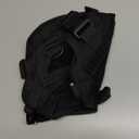 rabbitgoo Tactical Dog Harness Medium Sized, Heavy Duty Pet Harness with Handle, No-Pull Service Vest Medium Breed, Adjustable Military Dog Vest for Training Hunting Walking, Black, M