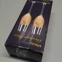 Mfacoy Mr. & Mrs. Champagne Flute Set, Wedding Decor - His and Hers, Wedding Toasting Glasses for Engagement Celebrations, Bridal Shower and Registry Idea, Tall Wine Glasses for Bride and Groom Gifts