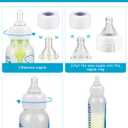 Silicone Nipple for Dr. Browns Natural Flow Level 2 Narrow Baby Bottle, Medium Flow, 3m+, 6 Count