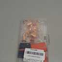 90 Pure Copper Cable Lugs 10pcs 2/0 AWG-3/8 90 Degree Bent Battery Lugs,Heavy Duty Wire Lugs,Ring Terminal,00 Guage terminals 90 Battery Cable Ends/Terminal Connectors with 10pcs 3:1 Heat Shrinks