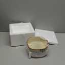 2 Pack Ceramic Small Casserole Dishes, 7" x 6.5" Baking Dish for Toaster Oven, 20 OZ Deep Lasagna Pan with Handles, Durable Vintage Bakeware Pans for Cake Brownie Kitchen, Microwave Safe