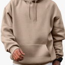 JMIERR Mens Casual Cotton Hooded Collar Drawstring Hoodies Pullover Sweatshirts Casual Long Sleeve Shirts