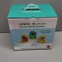 HIXX Smart Bird Feeder with Camera, AI Identify Birds & Auto Capture, 2K HD Live Camera Birdwatching with Color Night Vision for Bird Lovers Gifts Include Magnetic Toy (Peacock Green)