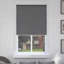 MYshade 100% Blackout Roller Shades Cordless for Windows - Thermal Insulated UV Protection Room Darkening Blinds, Easy Install for Home, Bedroom, Living Room, Office (36" W x 72" H,Grey