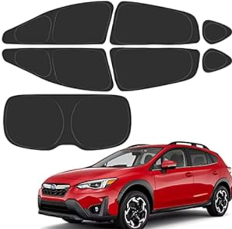 Proadsy Window Sun Shade for Subaru CrossTrek 2023 2022 2021 2020 2019 2018 Side Window for Baby/ Camping UV Rays and Privacy Protect Upgrade Accessories Set of 7