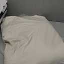 USlixury Organic Buckwheat Pillow for Sleeping with Extra Organic Pillowcase and Hulls, 20"X26" Buckwheat Hull Pillow, Adjustable Height and Firmness, Firm Neck Support for Side Sleepers, Cool, White