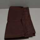 Gee Di Moda Cloth Napkins - 17 x 17 Inch Chocolate Dinner Napkins - Set of 12 Soft & Absorbent Washable Fabric Cloth Table Napkins with Hemmed Edges for Hotel Restaurant, Holiday Parties & Wedding