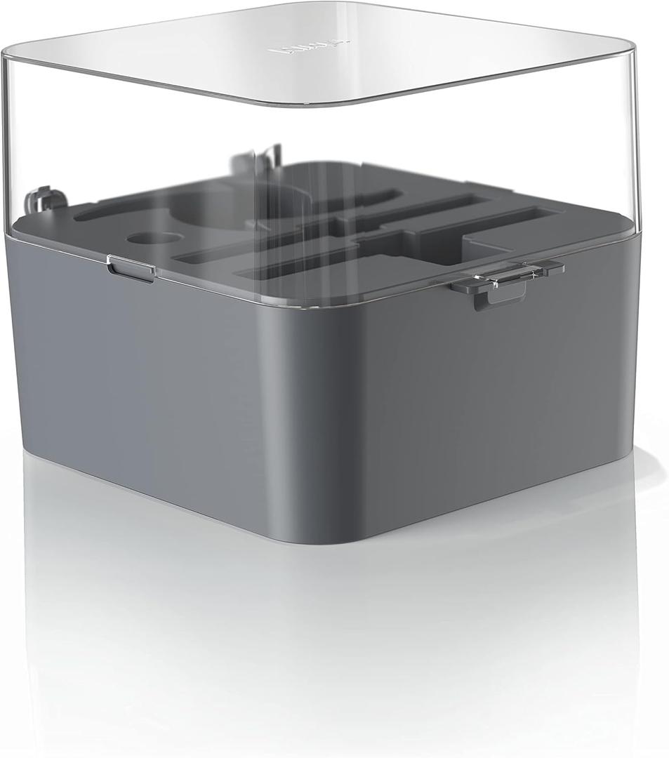 Ninja XSKNF70SBX Professional XL Food Processor Storage Box, (Compatible with NF700 Ninja Food Processors : Specifically for storing Dough Blade, Chop Blade, & Discs)., Gray