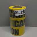 Premium Yellow Caution Tape Roll, 3 inch x 1000 feet, Ideal Use for Danger/Hazardous Areas/Crime Scene Halloween Party Decorations