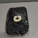 Graduation Gifts for Him - Crossbody Bag for Men, Sling Bag / Waist Pack for Travel & Sports, Initial White L, Black