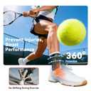 Upgraded Ankle Brace for Sprained Ankle [Stronger Support & Ultra Breathable] Ankle Support with Side Stabilizing Pads, Adjustable Quick Lace Up Ankle Stabilizer for Injury Recovery, Sports, Men&Women