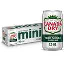 Canada Dry Diet Ginger Ale 10/pack 7.5 fl oz, total 75 fl oz (EXP 11/04/26)