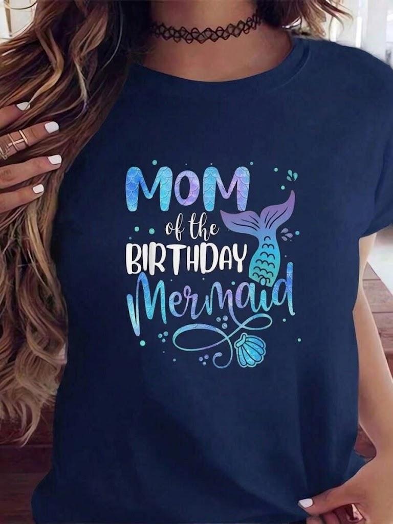 Blue T-shirt for women 2XL