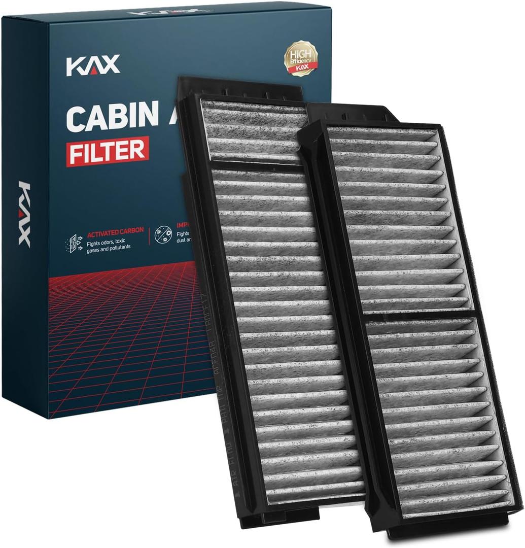 KAX CF10218 CP218 Cabin Air Filter Compatible with Mazda3 (2004-2009), Mazda5 (2006-2010, 2012-2017), Passenger Compartment Air Filter with Activated Carbon