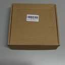 LC LICTOP Tempered Glass Lid for 6.5 Inch Cookware, Steam Vented Cover, Dishwasher & Oven Safe up to 400F, Universal Replacement for Pans & Skillets, Rounded 304 Stainless Steel Rim with Round Knob (Silver J)