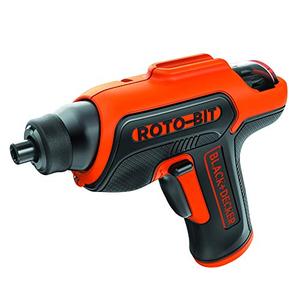 BLACK+DECKER 4V MAX Cordless Screwdriver with Bit Storage, 180 RPM, Battery Included (BDCS50C)
