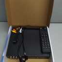 DVD Player, Region Free DVD Players for CD/DVD's, Compact DVD Player Supports NTSC/PAL System with AV Stable Outputs/USB 128G Input, Contains Remote Control and RCA Cable-Not Support HDMI