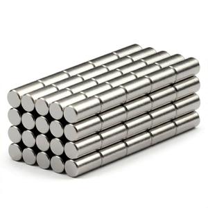 Neodymium Cylinder Magnets 3mm x 6mm N48  Rare Earth Rod Magnets 1/8 x 1/4 inch for 3D Printing, Wargaming, Miniatures and Hidden Closures (100 Pack)