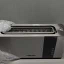 Mueller UltraToast Full Stainless Steel Toaster 2 Slice, Long Extra-Wide Slots with Removable Tray, Cancel/Defrost/Reheat Functions, 6 Browning Levels with LED Display, Housewarming Gifts New Home