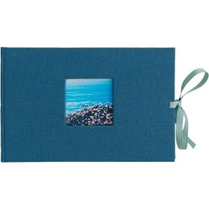 Kolo Noci Small 4x6 Photo Album, Holds 24 Photos, Ideal for Weddings and Baby Books, Lake