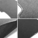 Car Floor Mats for Tesla Model 3 2024-2026,Nylon Black Carpet All Weather Waterproof Auto Liners Foot Pads Set