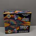 Pack of 2 JOYIN 120 PCS Sidewalk Chalks for Kids Giant Box Non-toxic Jumbo Colored Washable Sidewalk Chalk for Toddlers in 10 Colors