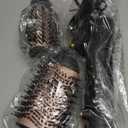 Terviiix 2-in-1 Hot Air Brush Set | 2'' Rotating Blow Dryer Brush for Smooth, Frizz-Free Salon Blowout | 3'' Oval Hair Dryer Brush Volumizer (Non-Rotating), Easy to Clean Detachable Design, 1000W