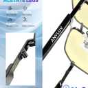ANYLUV Blue Light Glasses Men/Women, Blue Light Blocking Glasses, Computer Screen Blocker Eyes Protection Glasses (Black)