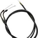 Road Passion 90cm Throttle Cable Wire, Compatible with Harley Sportster XL883, XL1200, 2002-2014 Models, Black, Alloy Steel