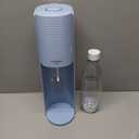SodaStream Terra Sparkling Water Maker (Misty Blue) with CO2 and Dishwasher Safe Bottle