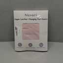 Vegan Leather Changing Pad Cover - 31"X 16" - Waterproof Wipeable, Extra Thick & Portable & Non-Slip Diaper Mat - Fits Standard Changing Tables for Baby Boy Girl (Pink)